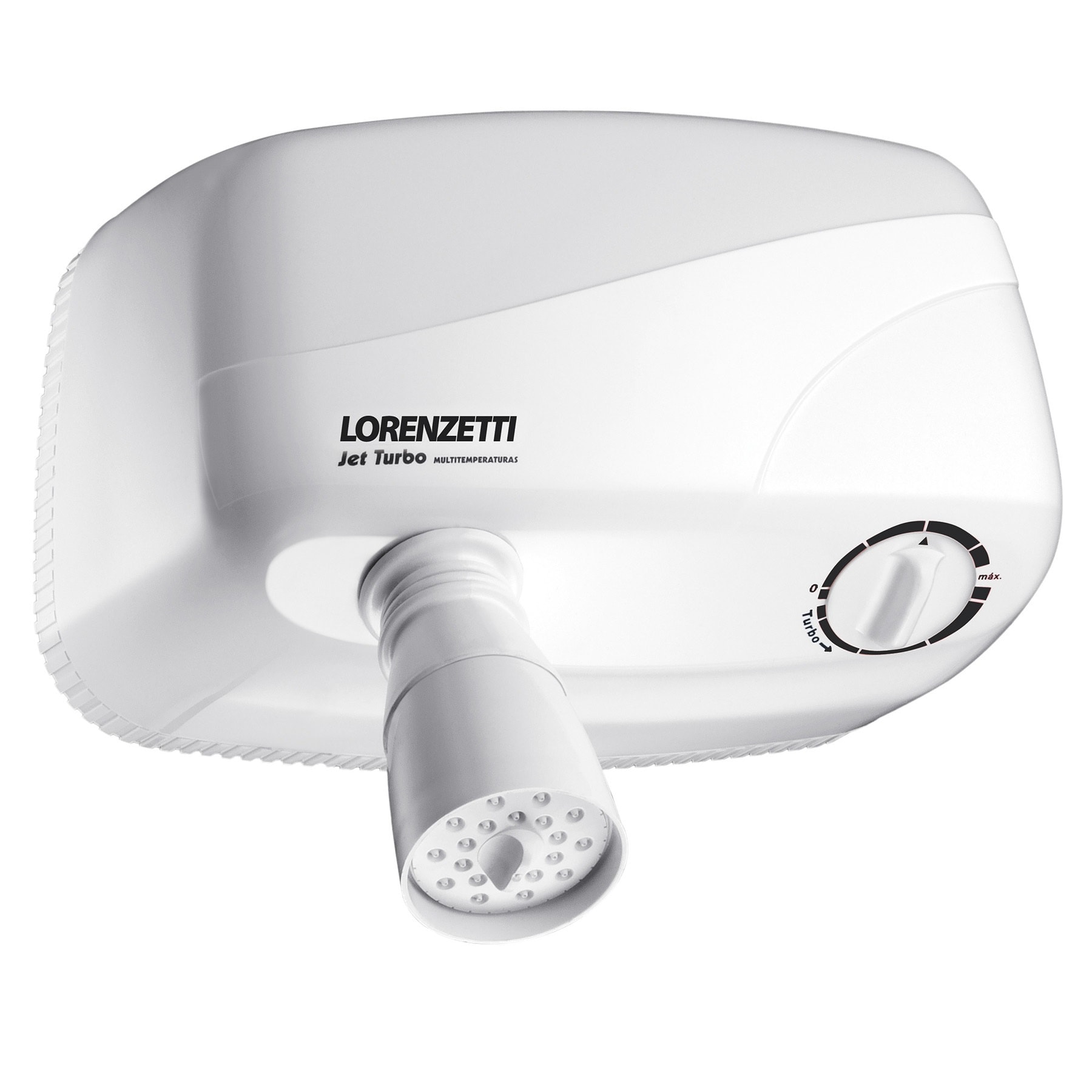Chuveiro Elétrico Lorenzetti Jet Turbo Multitemperaturas com Pressurizador 127v 5500w Branco - 7540400