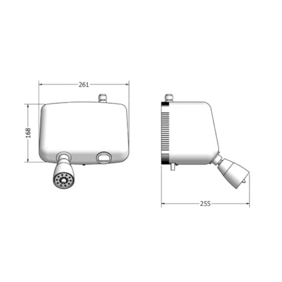 Chuveiro Elétrico Lorenzetti Jet Turbo Multitemperaturas com Pressurizador 220v 7800w Branco - 7540401