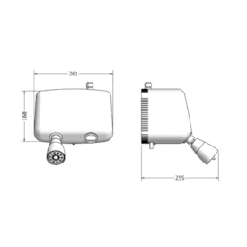 Chuveiro Elétrico Lorenzetti Jet Turbo Multitemperaturas com Pressurizador 220v 7800w Branco - 7540401