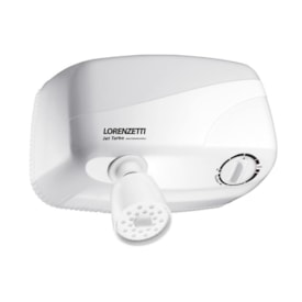 Chuveiro Elétrico Lorenzetti Jet Turbo Multitemperaturas com Pressurizador 220v 7800w Branco - 7540401