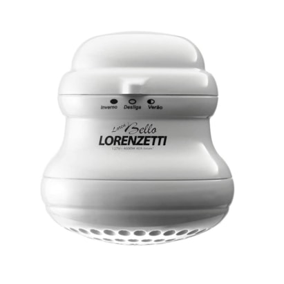 Chuveiro Elétrico Lorenzetti Loren Bello Ultra com Cano Multitemperaturas 220v 5500w Branco - 7530428