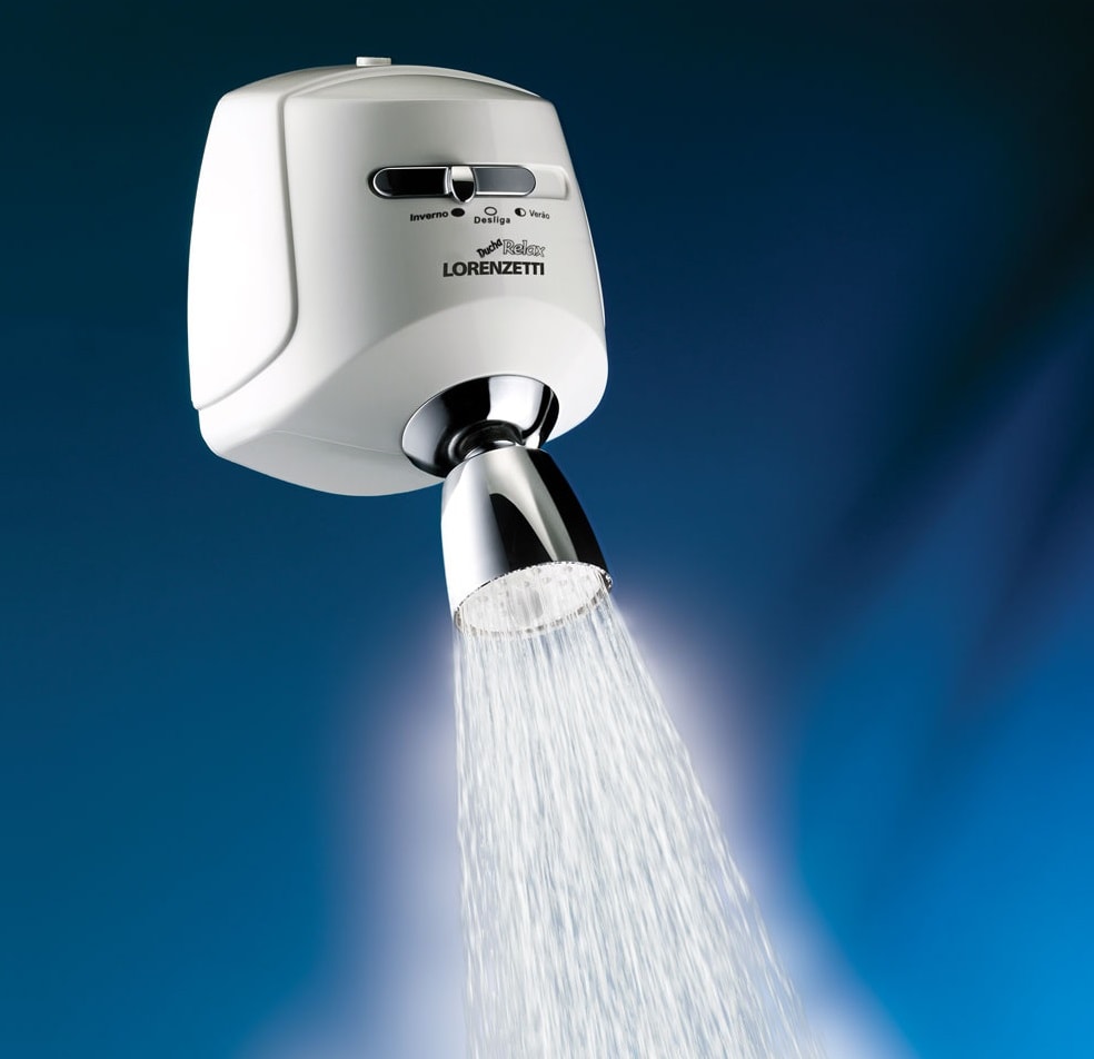 Chuveiro Elétrico Lorenzetti Relax Ultra Multitemperaturas 127v 5500w Branco e Cromado - 7540117