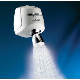 Chuveiro Elétrico Lorenzetti Relax Ultra Multitemperaturas 127v 5500w Branco e Cromado - 7540117