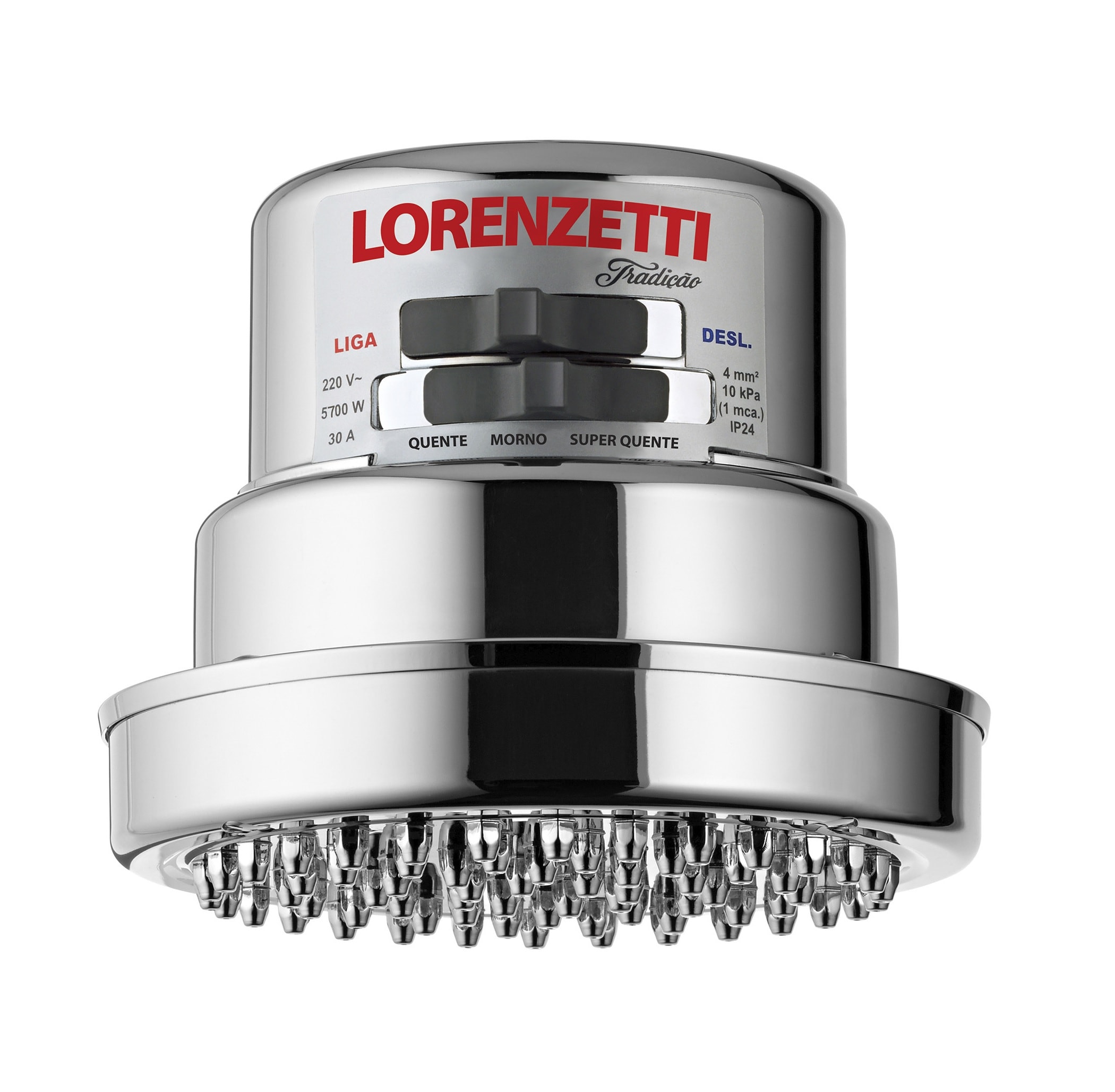 Chuveiro Elétrico Lorenzetti Tradição Multitemperaturas 220v 6800w Cromado - 7514200