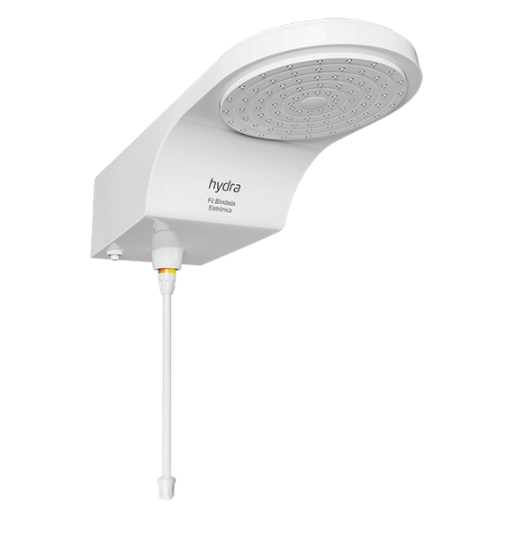 Chuveiro Eletrônico Hydra Fit Blindada 220v 6500w Branco - DPFT.EB.652BR