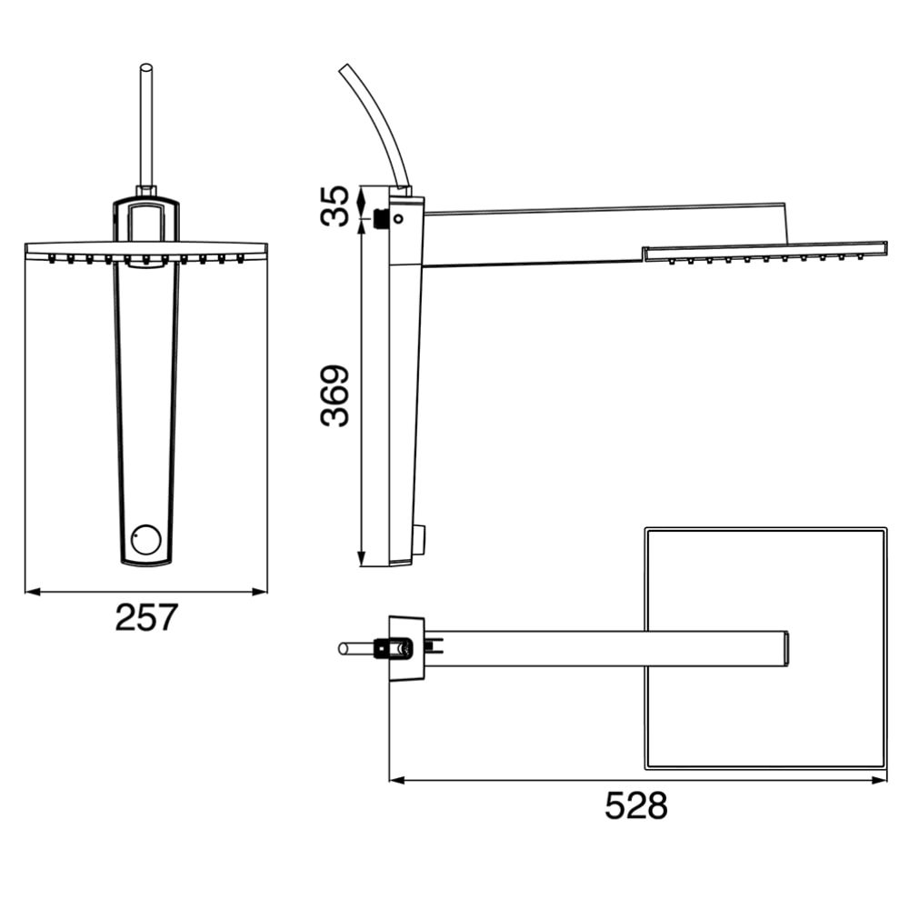Chuveiro Eletrônico Lorenzetti Acqua Century 220v 7500w Branco - 7510631