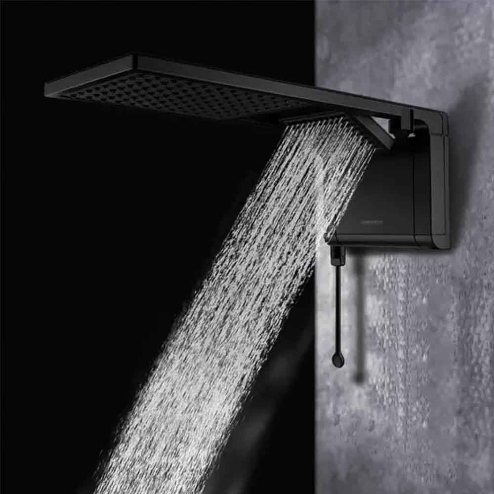 Chuveiro Eletrônico Lorenzetti Acqua Duo 127v 5500w Preto Fosco - 7510144