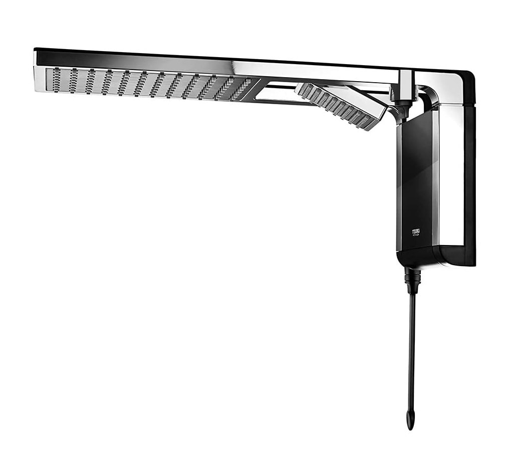 Chuveiro Eletrônico Lorenzetti Acqua Duo Flex 220v 6800w Preto e Cromado - 7510119