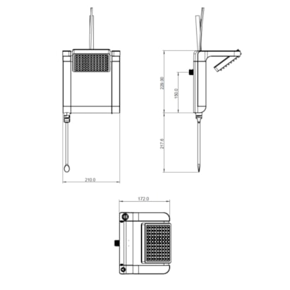 Chuveiro Eletrônico Lorenzetti Acqua Star Ultra 220v 7800w Branco - 7540550