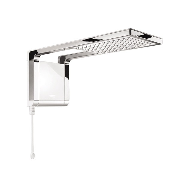 Chuveiro Eletrônico Lorenzetti Acqua Storm Ultra 127v 5500w Branco e Cromado - 7510059