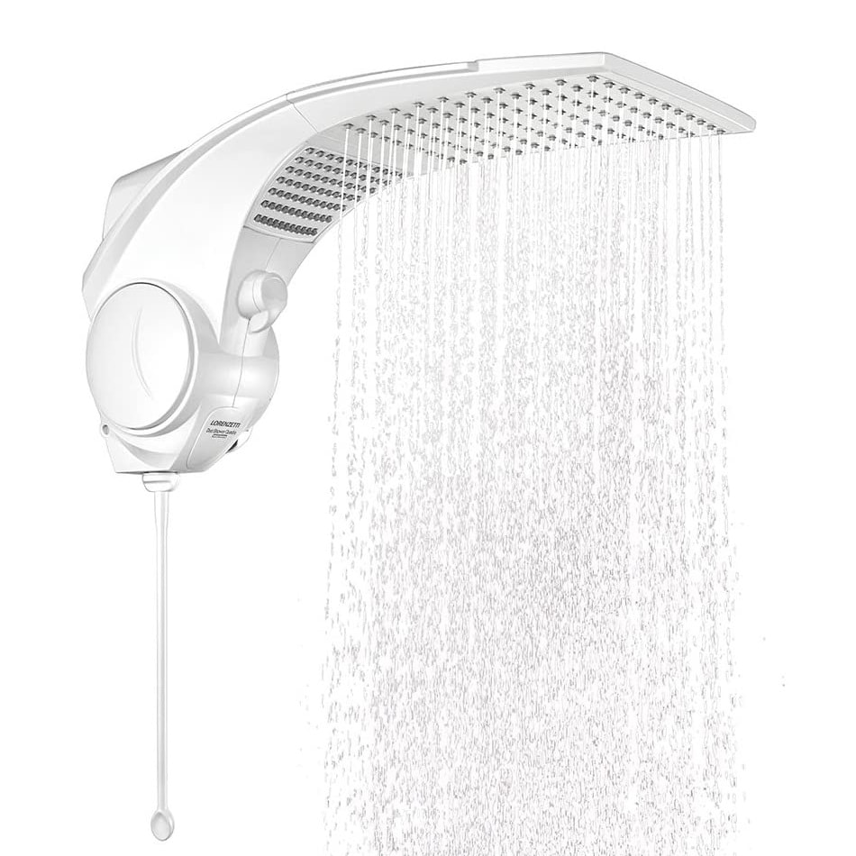 Chuveiro Eletrônico Lorenzetti Duo Shower Quadra 220v 7500w Branco - 7511047
