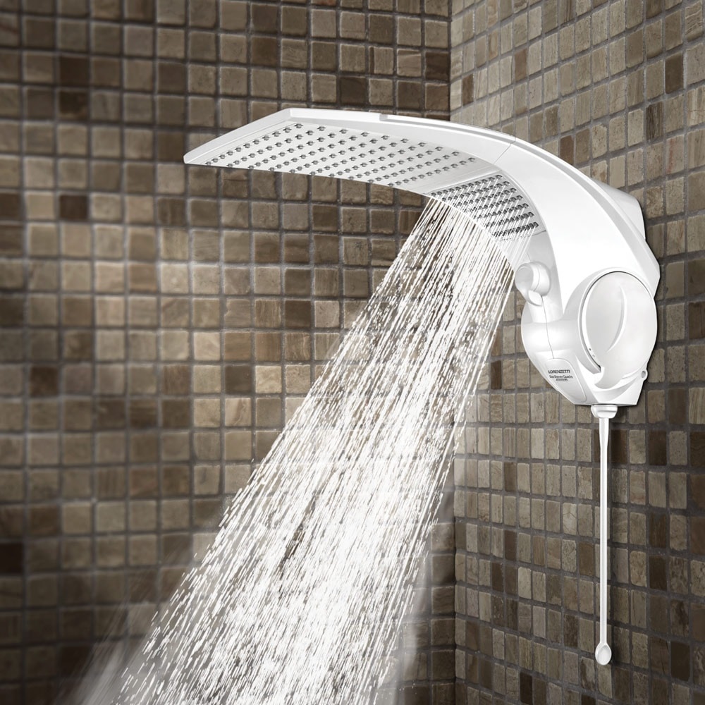 Chuveiro Eletrônico Lorenzetti Duo Shower Quadra 220v 7500w Branco - 7511047