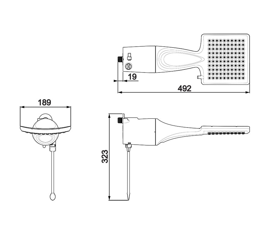Chuveiro Eletrônico Lorenzetti Loren Shower Ultra 127v 5500w Branco - 7510155