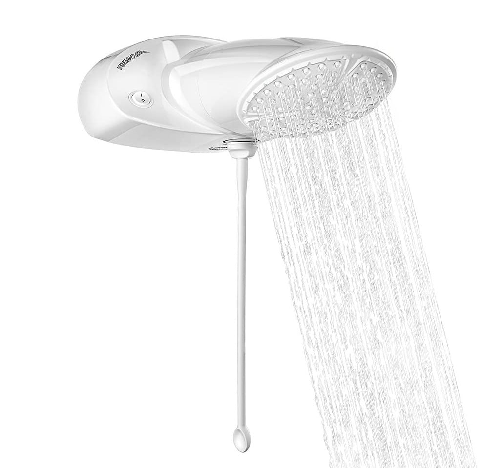 Chuveiro Eletrônico Lorenzetti Top Jet com Pressurizador 127v 5500w Branco - 7541513