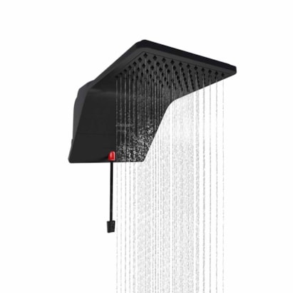 Chuveiro Eletrônico Zagonel Ducali 127v 5500w Black - DDCEL55127BL02