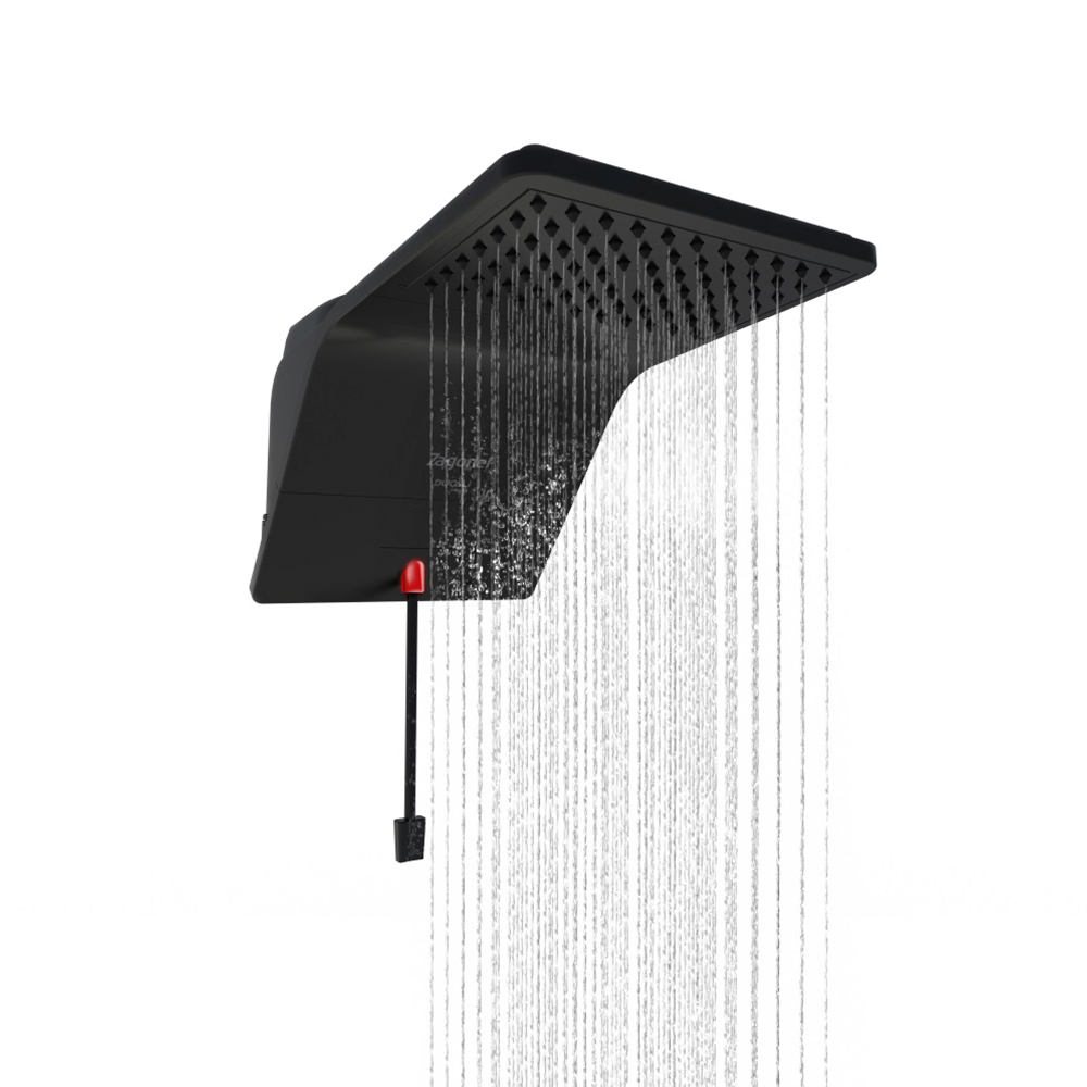 Chuveiro Eletrônico Zagonel Ducali 220v 7500w Black - DDCEL75220BL03