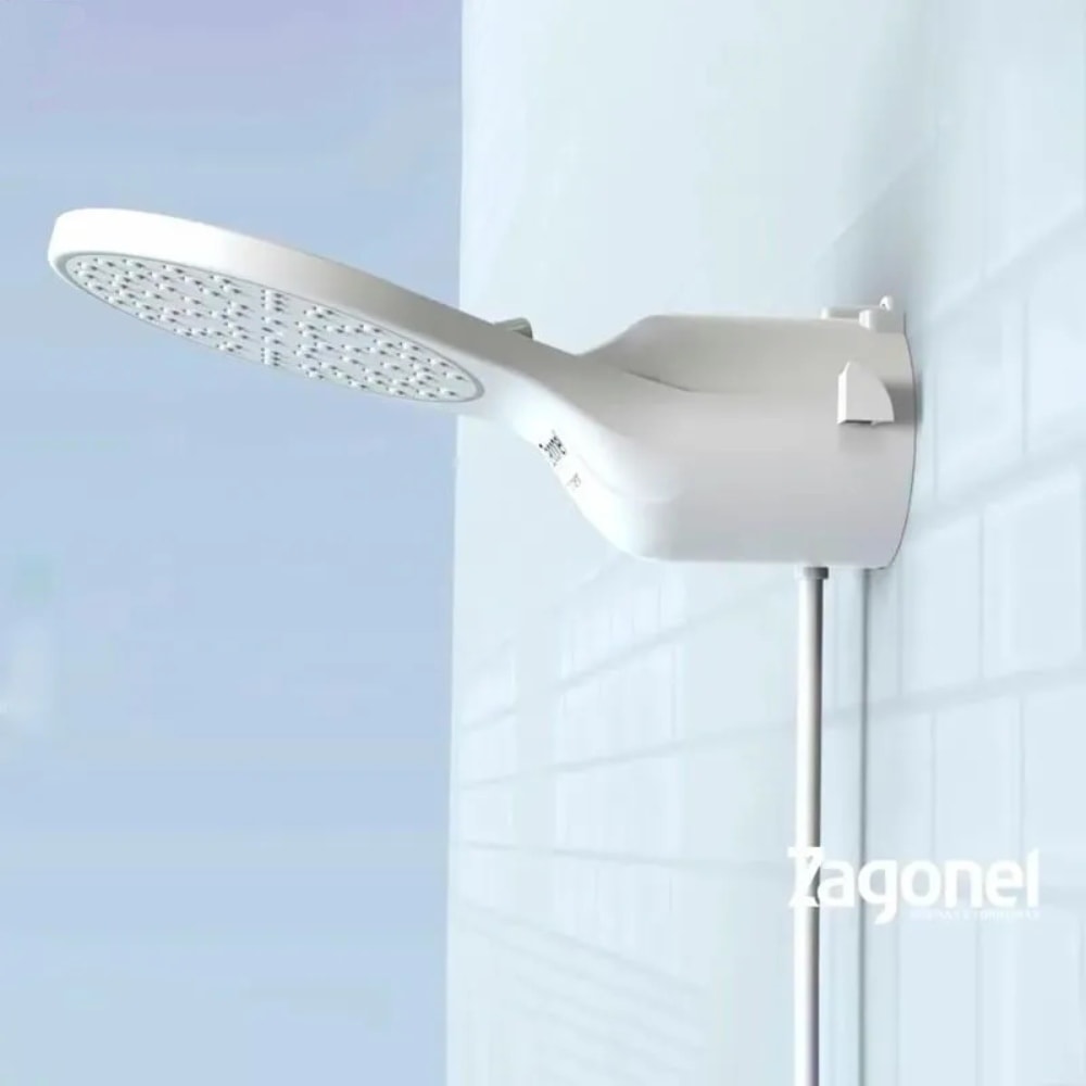 Chuveiro Eletrônico Zagonel Moment 220v 7500w Branco - DMOEL75220BR03