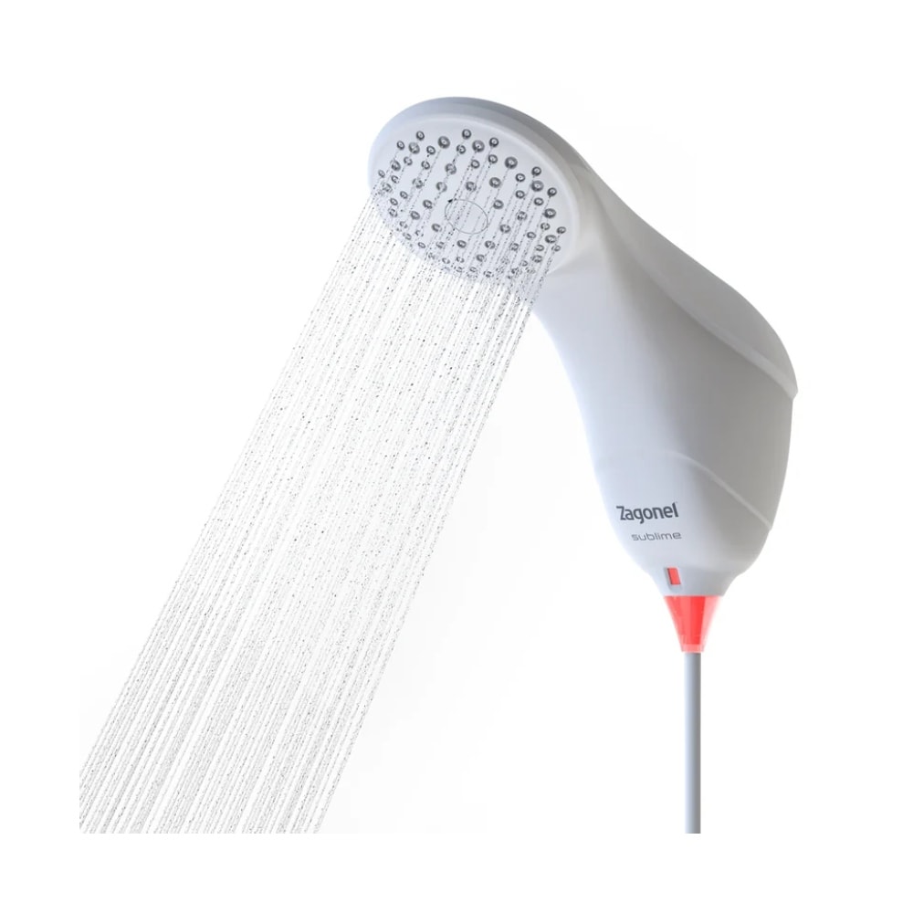 Chuveiro Eletrônico Zagonel Sublime 220v 7500w Branco - DSBEL75220BR03