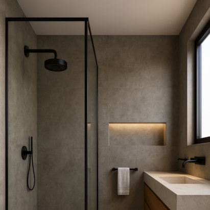 Chuveiro Kimetais Redondo Autolimpante Preto Fosco - DU002243