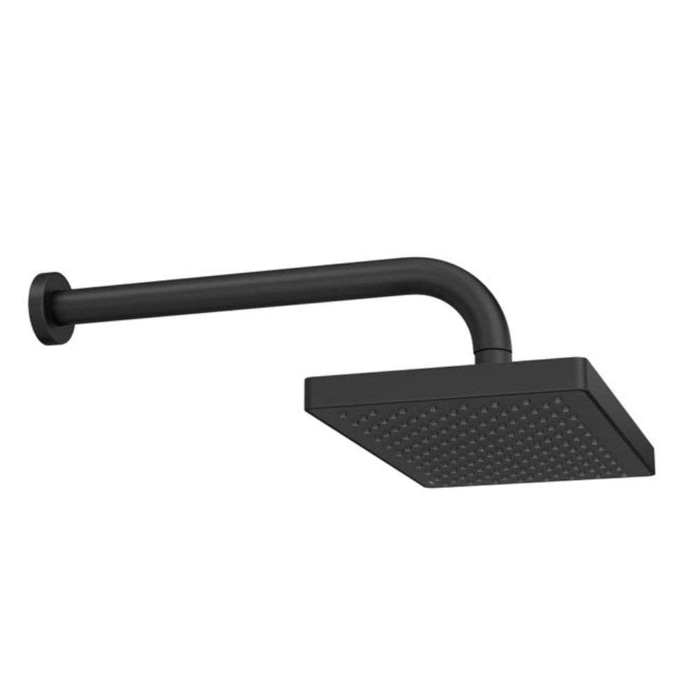Chuveiro Retangular de Parede 26,5cm Deca Flex Max Black Matte - 2086.BL.STD.MT