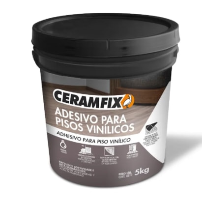 Cola Adesivo para Piso Vinílico Ceramfix 5Kg - 604026