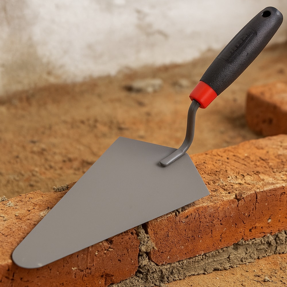 Colher Para Pedreiro Reta Cabo Plástico 9