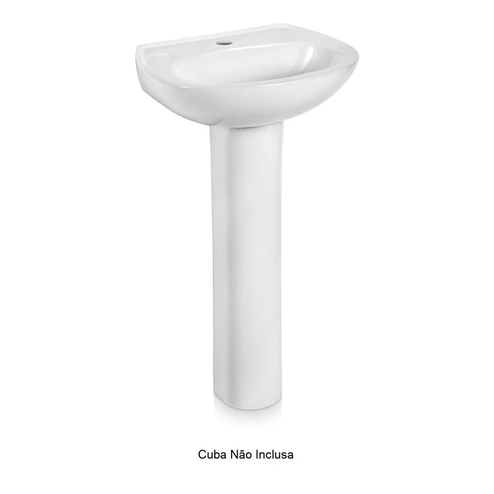 Coluna para Lavatório Icasa Sabara Branca - IC300