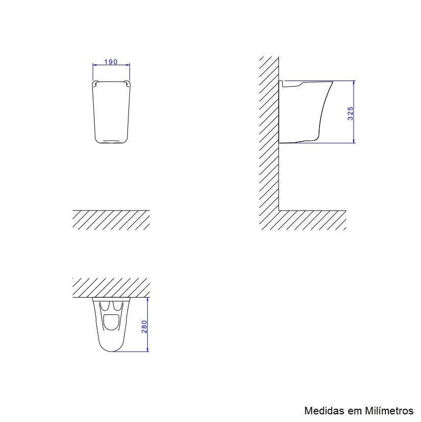 Coluna Suspensa para Lavatório Deca Monte Carlo/Volgue Plus Branca - CS.1.17