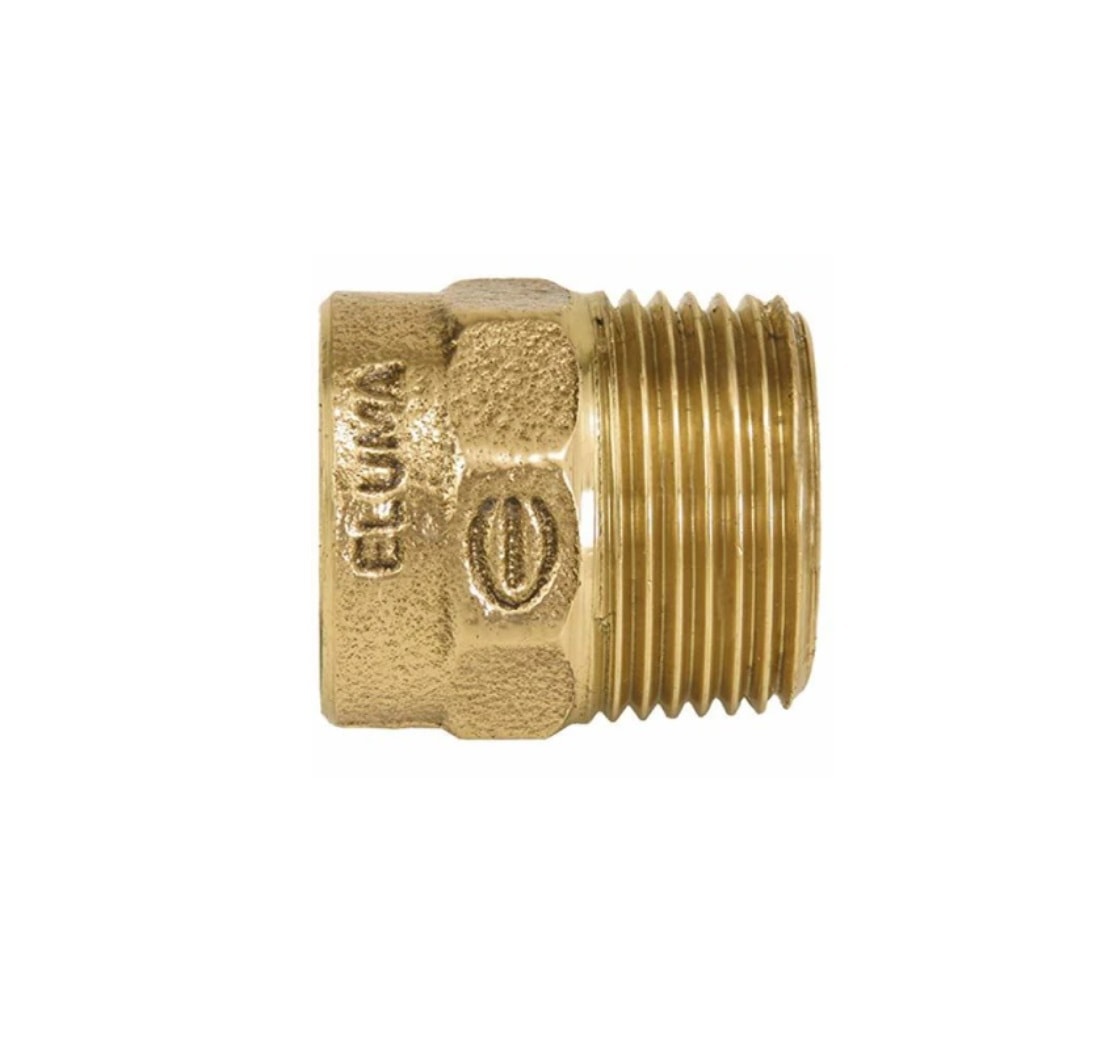 Conector de Bronze Eluma 22mm 3/4