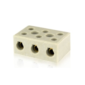 Conector de Porcelana Tripolar 10mm - 04.12