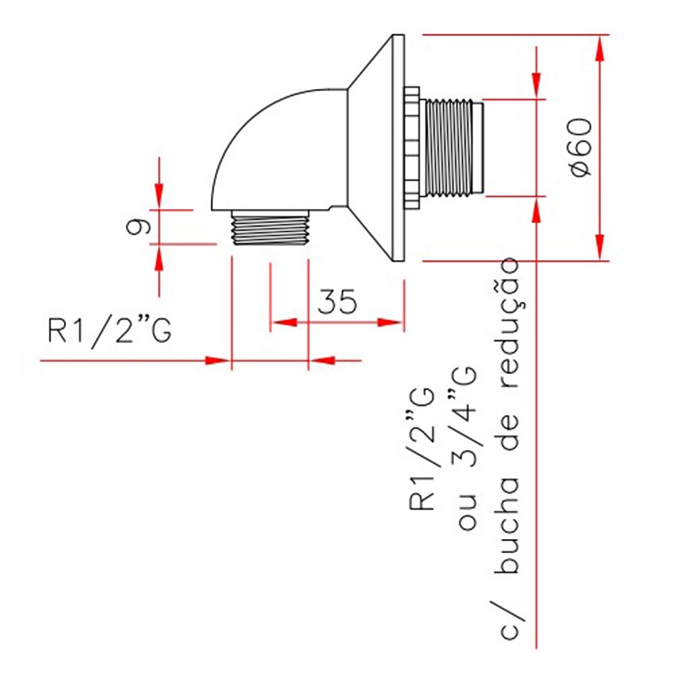 Conector para Ducha Manual - 1153