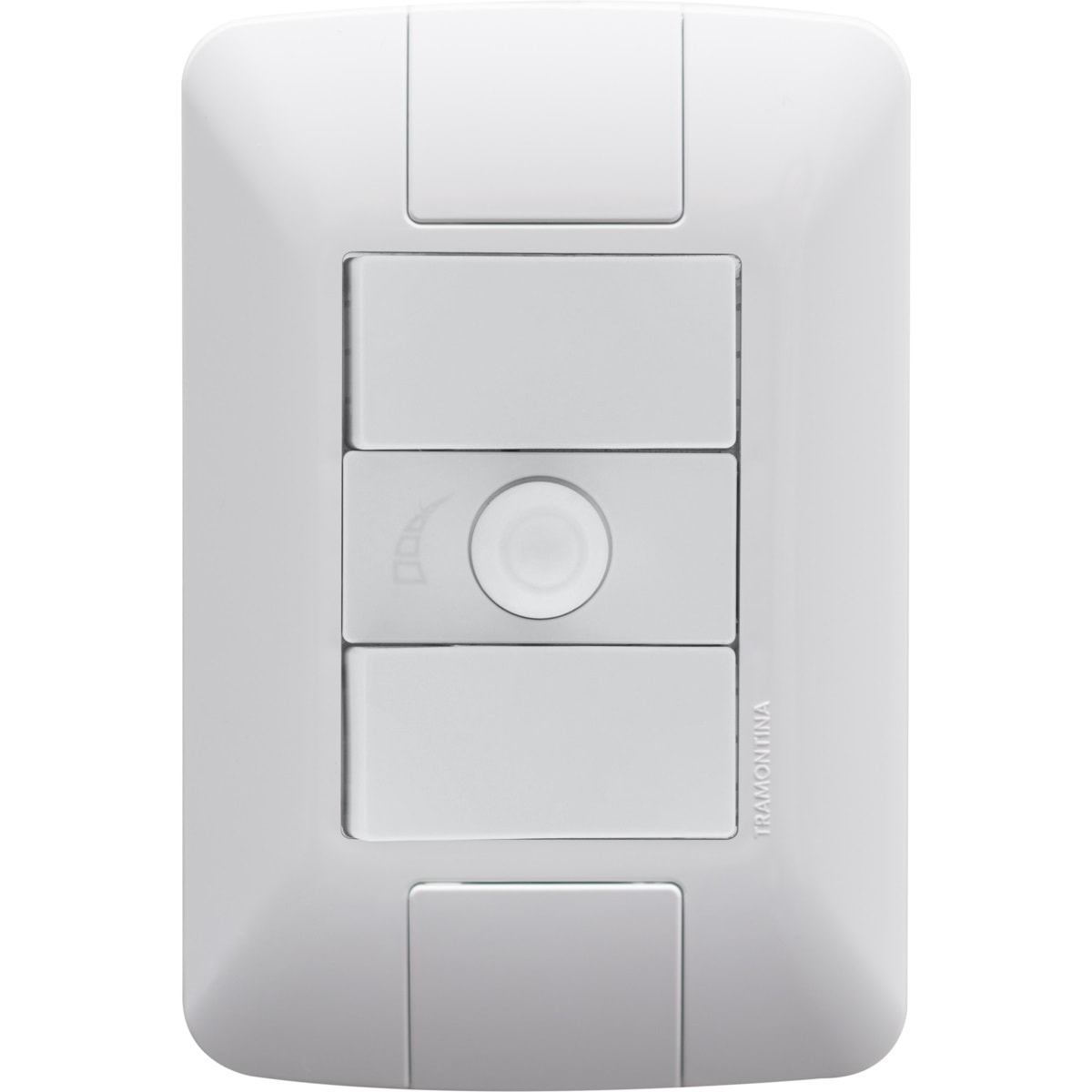 Conjunto 4x2 Variador de Ventilador Bivolt Tramontina Aria Branco - 57241082