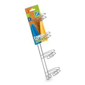 Conjunto Cabide Arthi Cromado - 0070