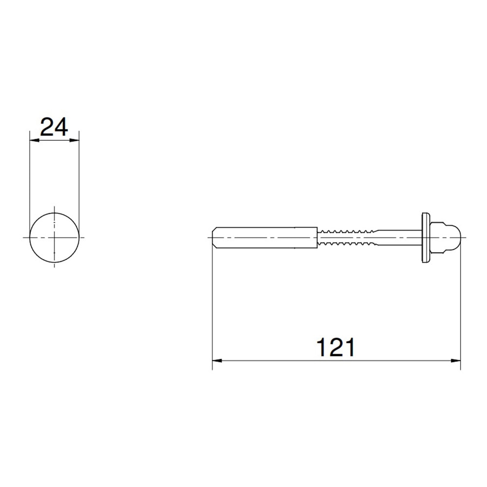 Conjunto Parafusos de Fixação para Vaso Sanitário e Mictório Docol Inox - 00796300