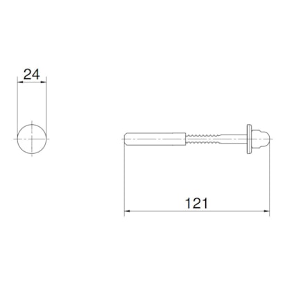 Conjunto Parafusos de Fixação para Vaso Sanitário e Mictório Docol Inox - 00796300