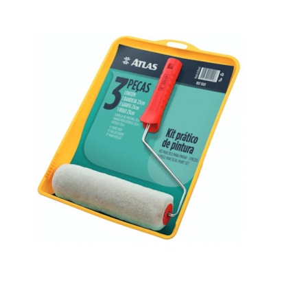 Conjunto Pintura Pratico Atlas 3 Peças  - 1001