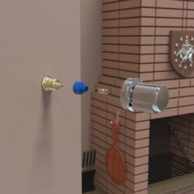 Conversor Blukit Para Registro Pressão e Gaveta Docol x Acabamento Deca - 131623