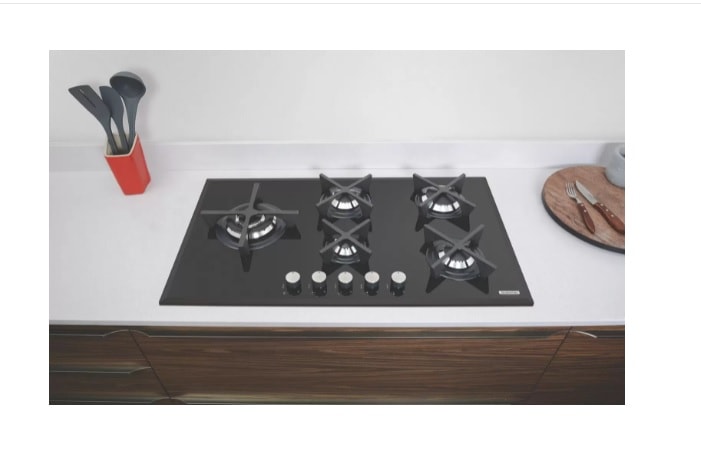 Cooktop a Gás 5 Bocas Tramontina Design Collection Penta Glass - 94731104