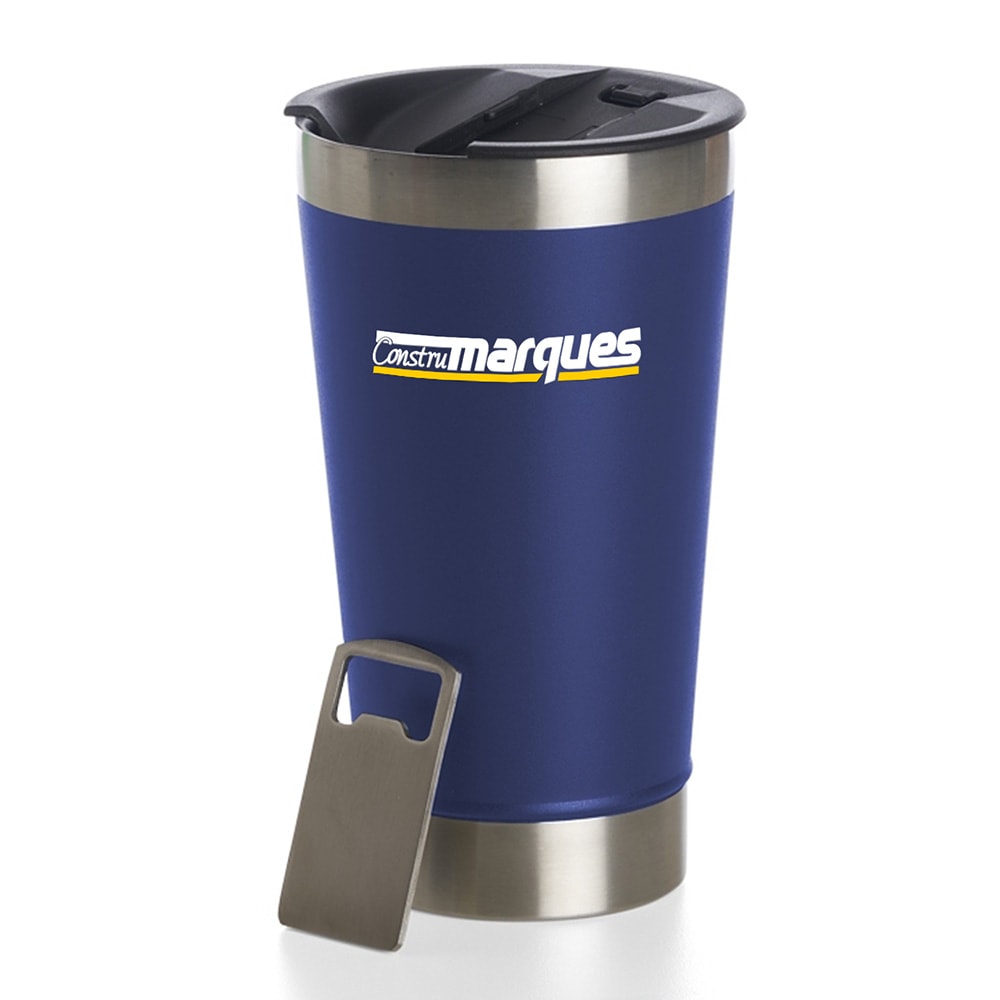 Copo Térmico com Abridor de Garrafas 500Ml