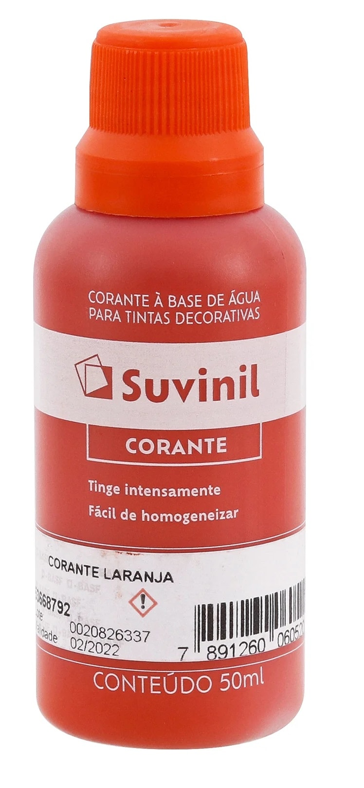 Corante Líquido Suvinil Laranja 50ml