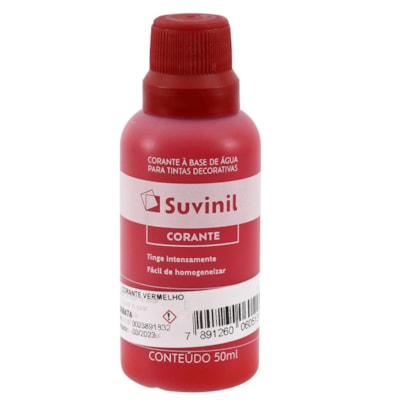 Corante Líquido Suvinil Vermelho 50ml