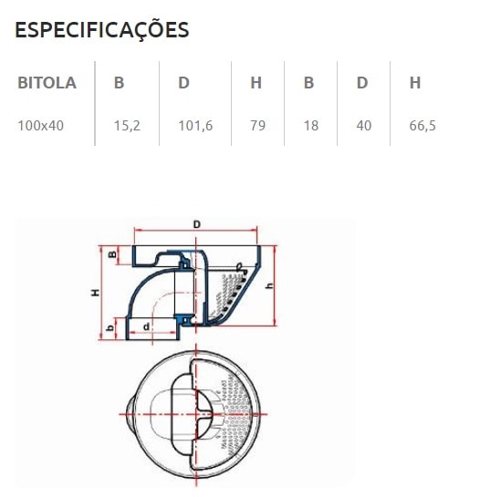 Corpo Ralo com Saída Articulada Tigre 100x40mm - 27279210