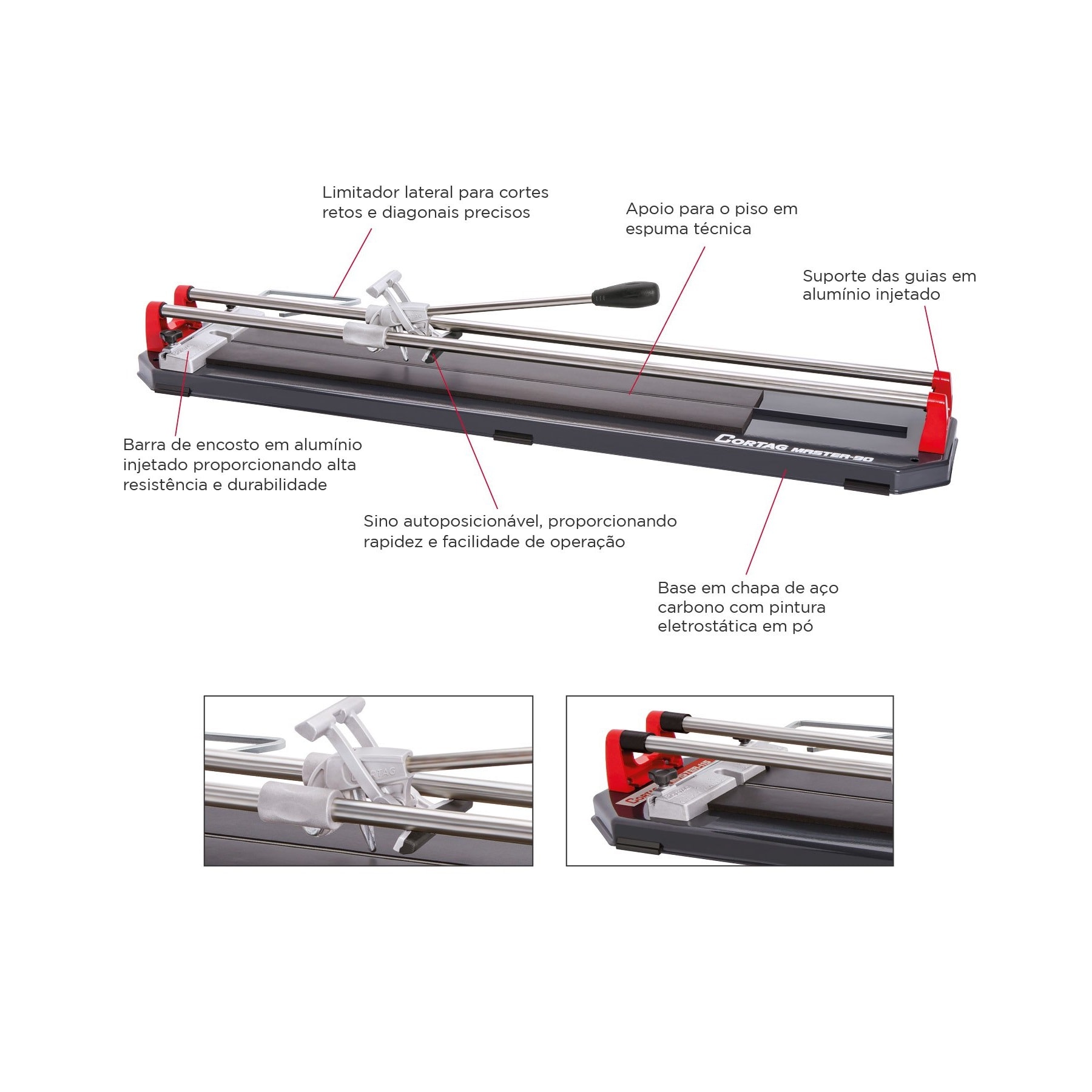 Cortador de Piso Manual Cortag Master Corte 115cm - 61600