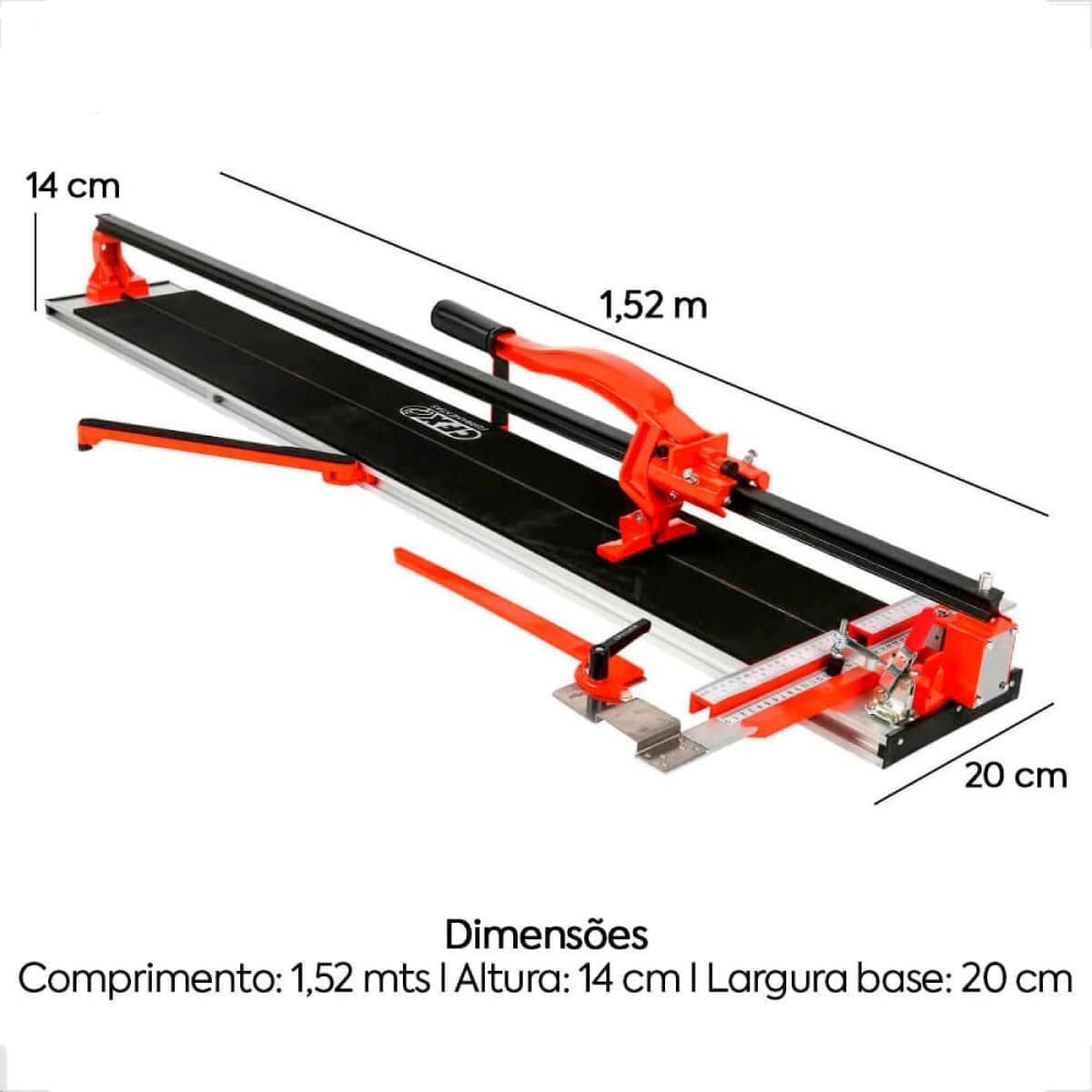Cortador de Piso Reforçado Profissional Ceramfix 1,25m - 720028
