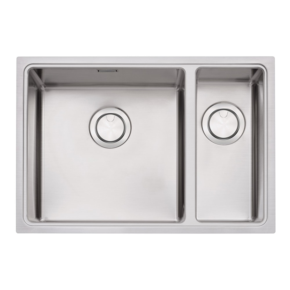 Cuba Dupla para Cozinha Aço Inox Tramontina 66x46cm Design Collection Quadrum - 94008103