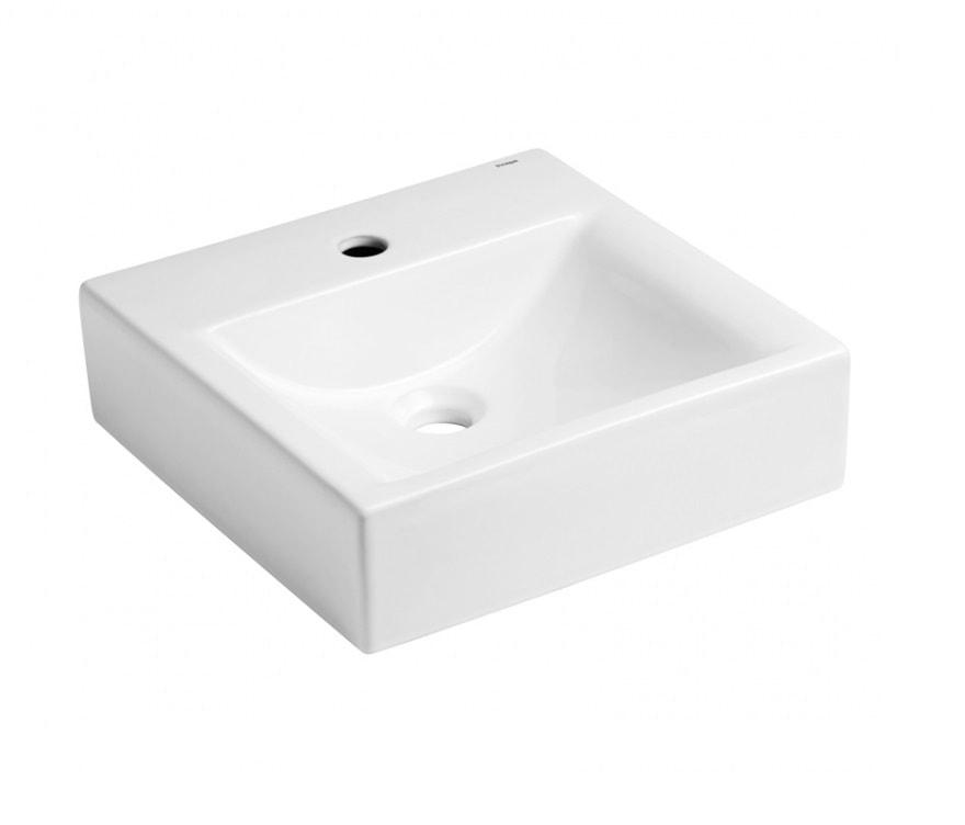 Cuba para Banheiro de Apoio com Mesa Incepa Pacific Quadrada 40 x 40cm Branca - 163068001110