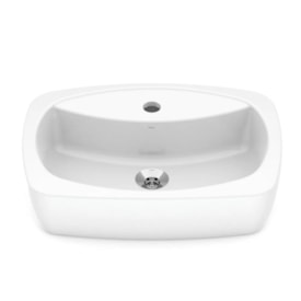 Cuba para Banheiro de Apoio com Mesa Incepa Thema Retangular 50x36cm Branca - 1250770011100