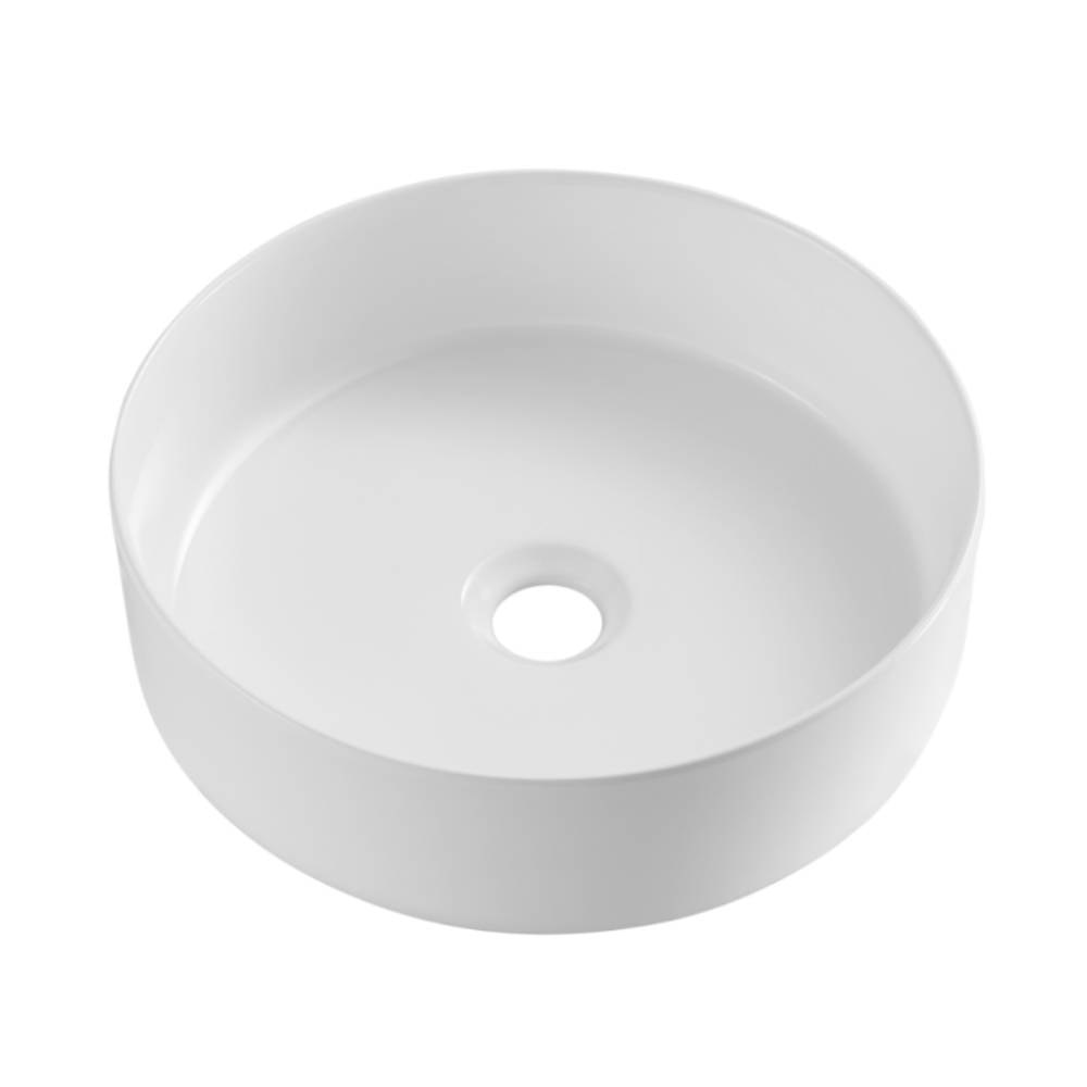 Cuba para Banheiro de Apoio Dax Redonda 36cm Tucuns Branco - 45482