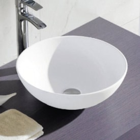 Cuba para Banheiro de Apoio Dax Redonda 40cm Brava Branco - 45481