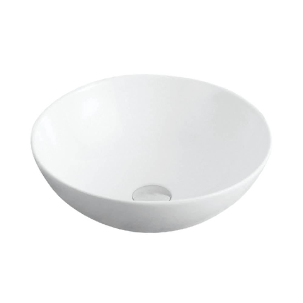 Cuba para Banheiro de Apoio Dax Redonda 40cm Brava Branco - 45481